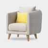 Grouped Fabric Accent Chair - Image 4